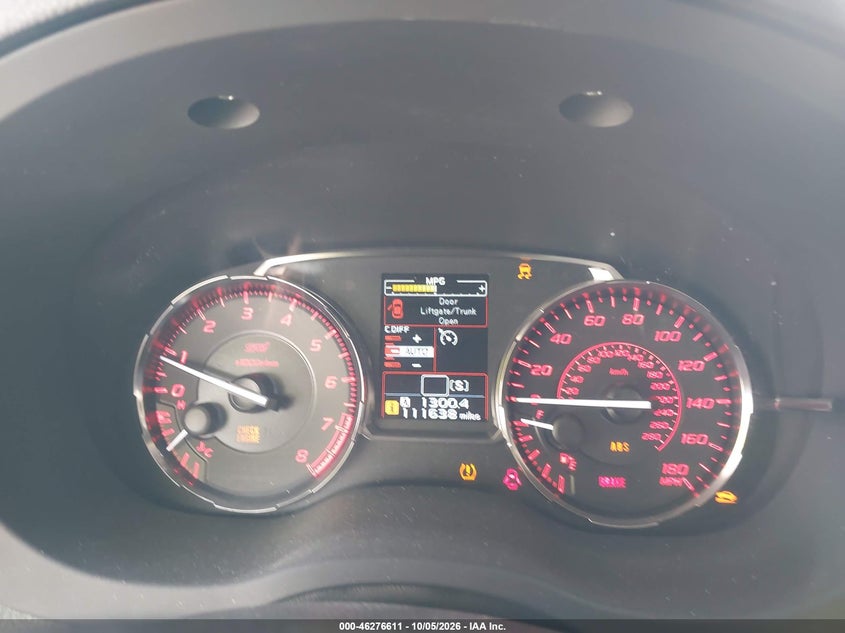 SUBARU WRX STI 2017 VIN JF1VA2M68H9814990