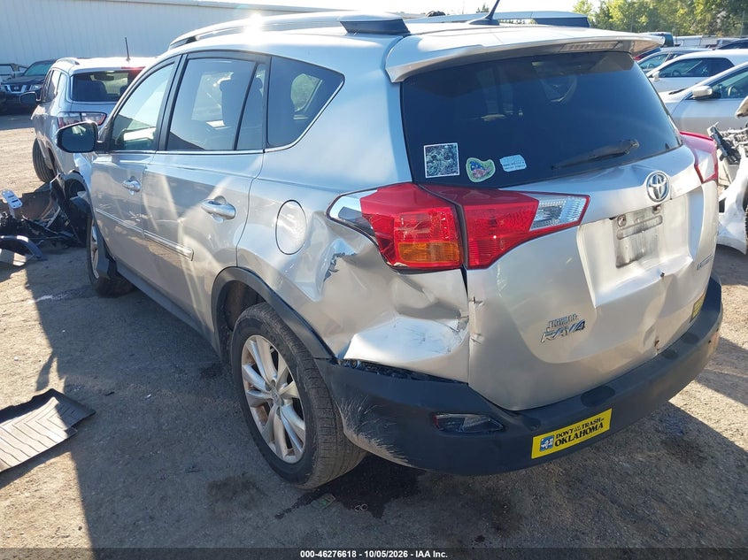 Vin: 2t3yfrev7fw189759, lot: 46776735, toyota rav4 limited 20153
