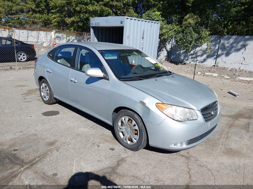 Vin: kmhdu4ad1au158285, lot: 46776772, hyundai elantra gls 20101