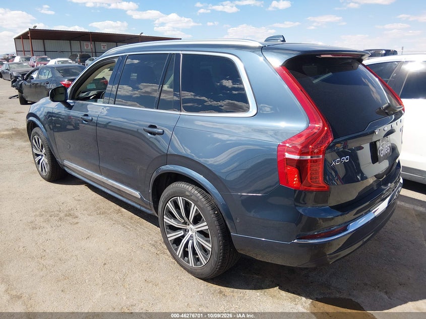Vin: yv4l12pe2r1255437, lot: 46776818, volvo xc90 b5 plus bright theme 20243