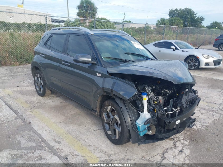 Vin: kmhrc8a31ru306633, lot: 46776885, hyundai venue sel 20241