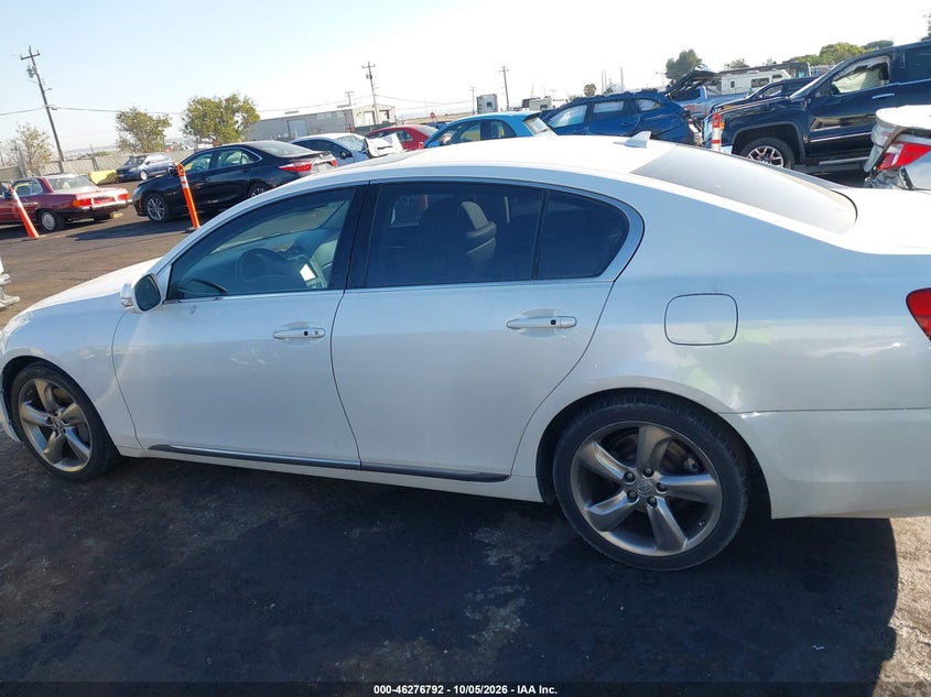LEXUS GS 350 2008 VIN JTHBE96S180040167