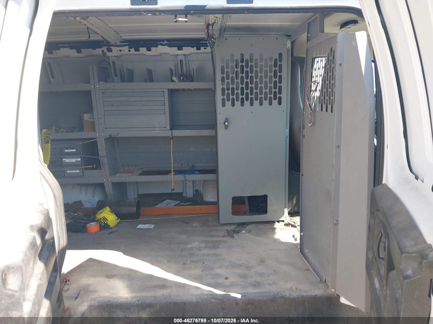 Vin: 1gcwgafp6k1249187, lot: 46776916, chevrolet express 2500 work van 20193