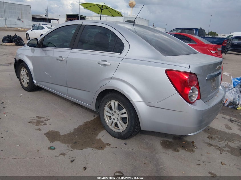 Vin: 1g1jc5sb8f4165408, lot: 46776922, chevrolet sonic lt auto 20153