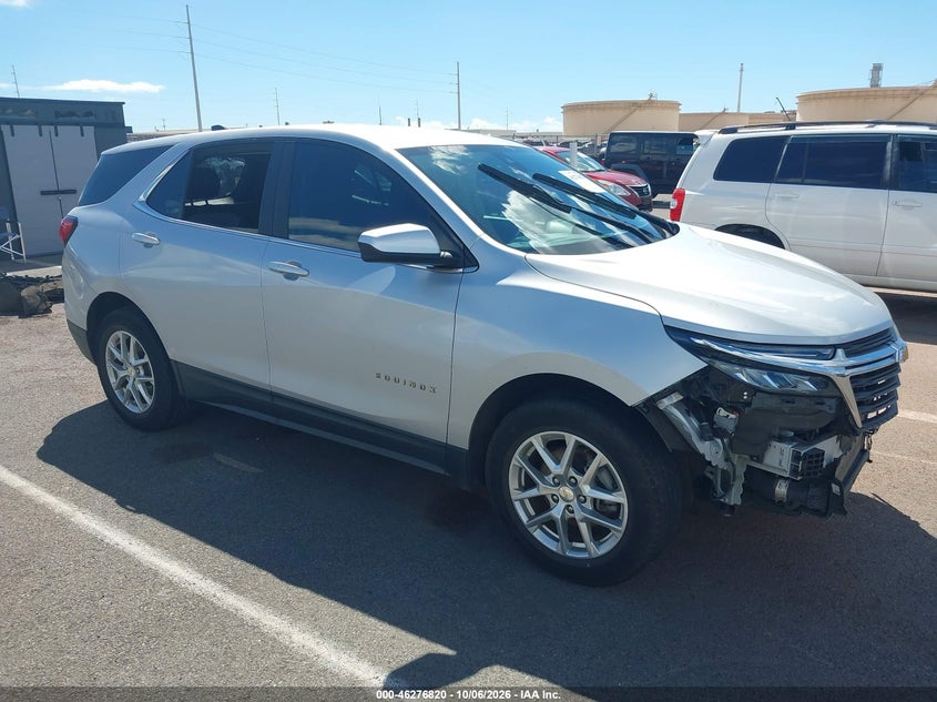 Vin: 3gnaxkev3nl193178, lot: 46776937, chevrolet equinox fwd lt 2022 img_1