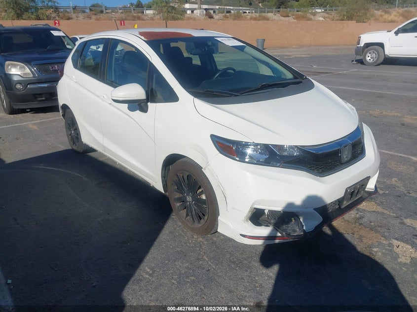 2018 Honda Fit Sport, Rear, IAAI, VIN 3HGGK5H65JM700286