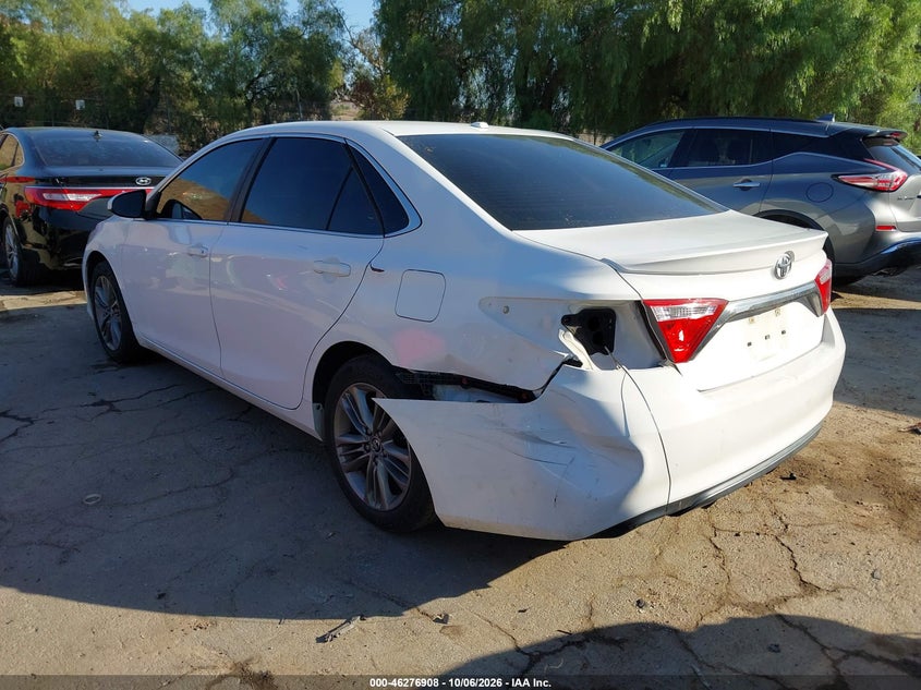 Vin: 4t1bf1fk8fu034447, lot: 46777025, toyota camry se 20153