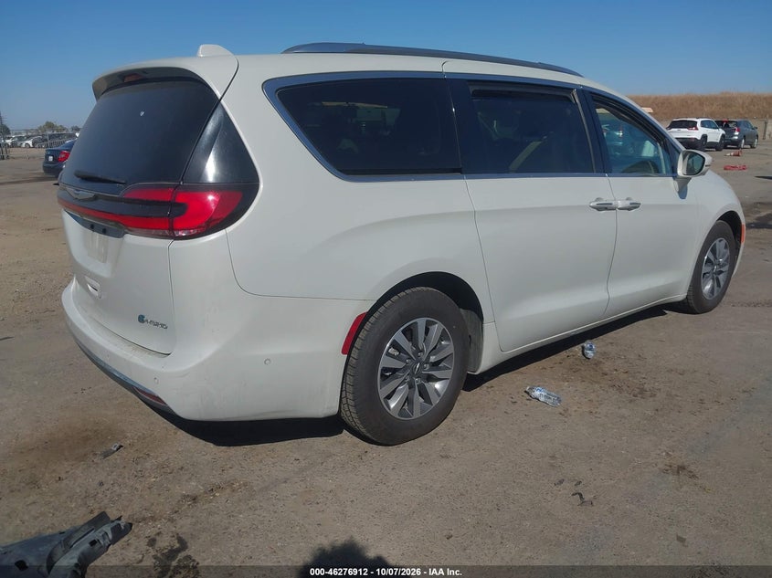 Vin: 2c4rc1l73mr590087, lot: 46777029, chrysler pacifica hybrid touring l 20214