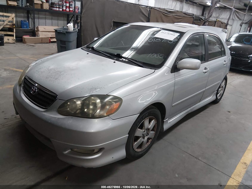 2005 Toyota Corolla S, Удар сзади, IAAI, VIN 1NXBR32E95Z440187 — фото 2