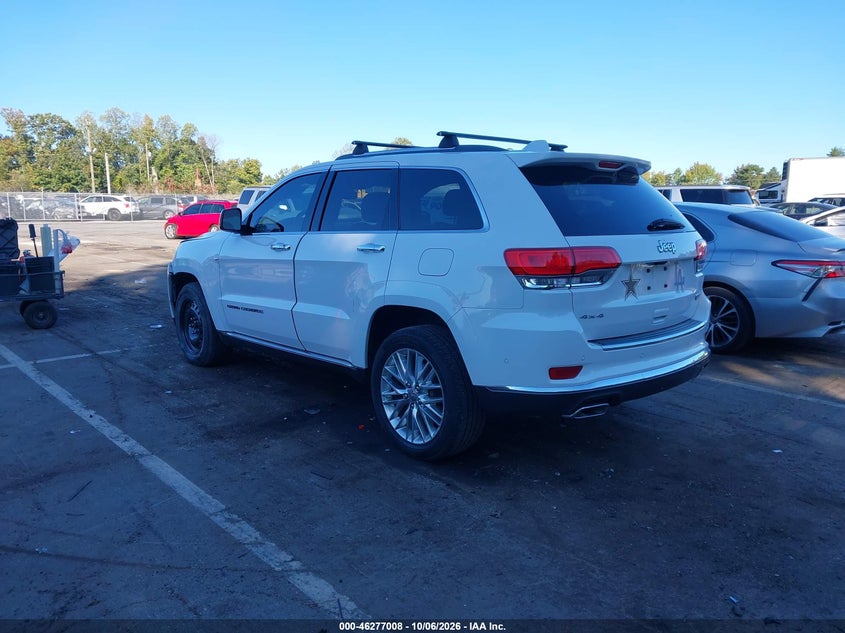 Vin: 1c4rjfjg8hc633620, lot: 46777125, jeep grand cherokee summit 4x4 20173