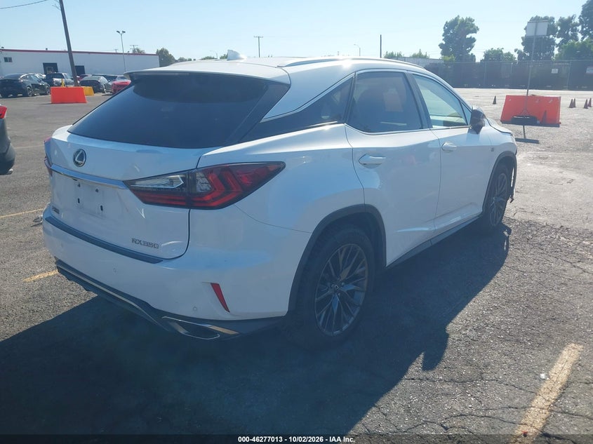 Vin: 2t2zzmca6hc047040, lot: 46777130, lexus rx 350 f sport 20174