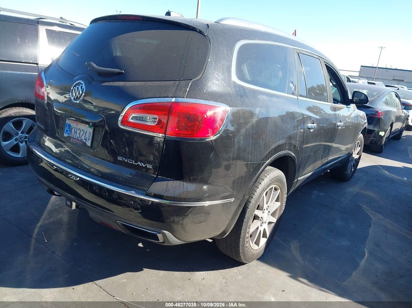 Vin: 5gakrbkd3gj238201, lot: 46777152, buick enclave leather 20164
