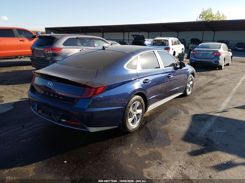 Vin: 5npeg4jaxnh148795, lot: 46777163, hyundai sonata se 20224