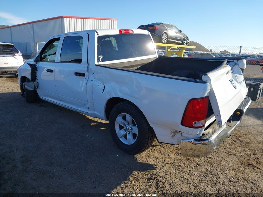 Vin: 3c6rr7kg5ng310574, lot: 46777202, ram 1500 classic tradesman  4x4 5'7 box 20223