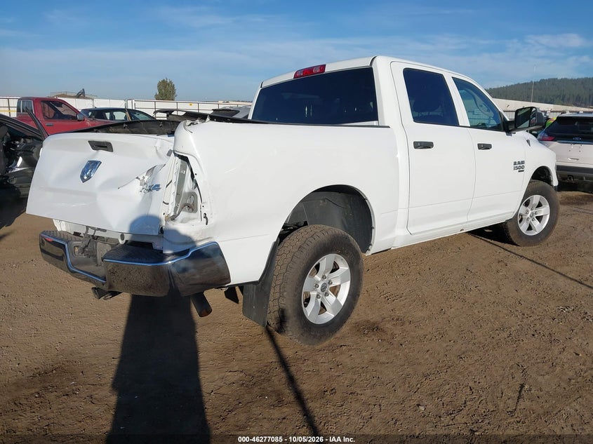 Vin: 3c6rr7kg5ng310574, lot: 46777202, ram 1500 classic tradesman  4x4 5'7 box 20224