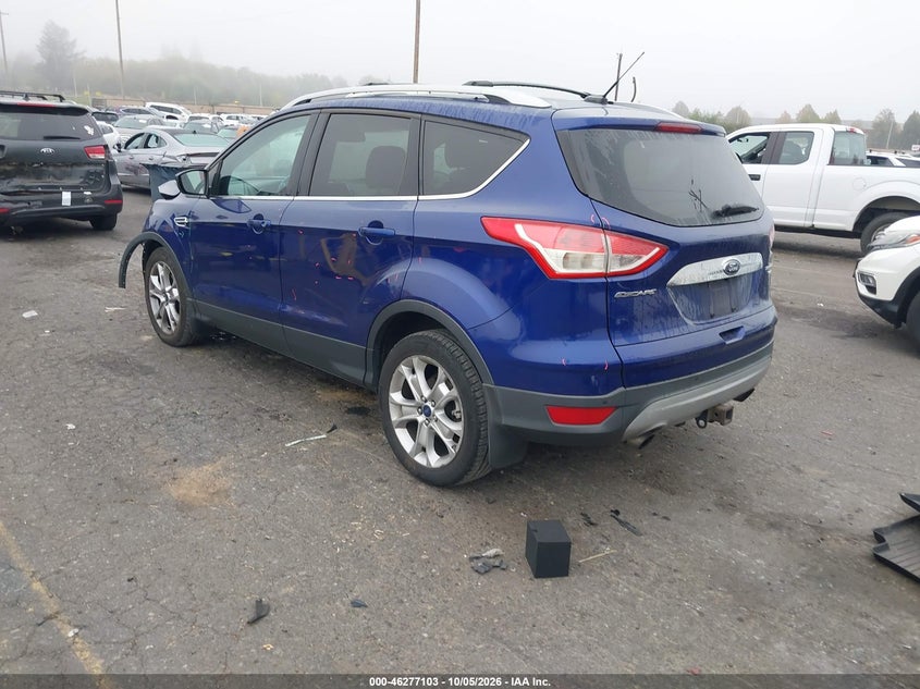 Vin: 1fmcu9j98gua12673, lot: 46777220, ford escape titanium 20163