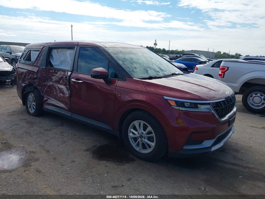 Vin: kndnb4h35p6236950, lot: 46777232, kia carnival mpv lx seat package 20231