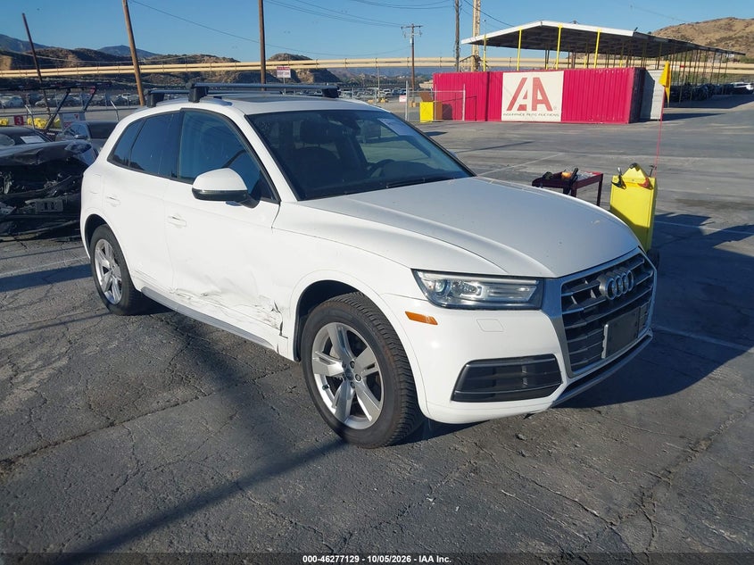 Vin: wa1anafy4j2019708, lot: 46777246, audi q5 2.0t premium/2.0t tech premium 20181