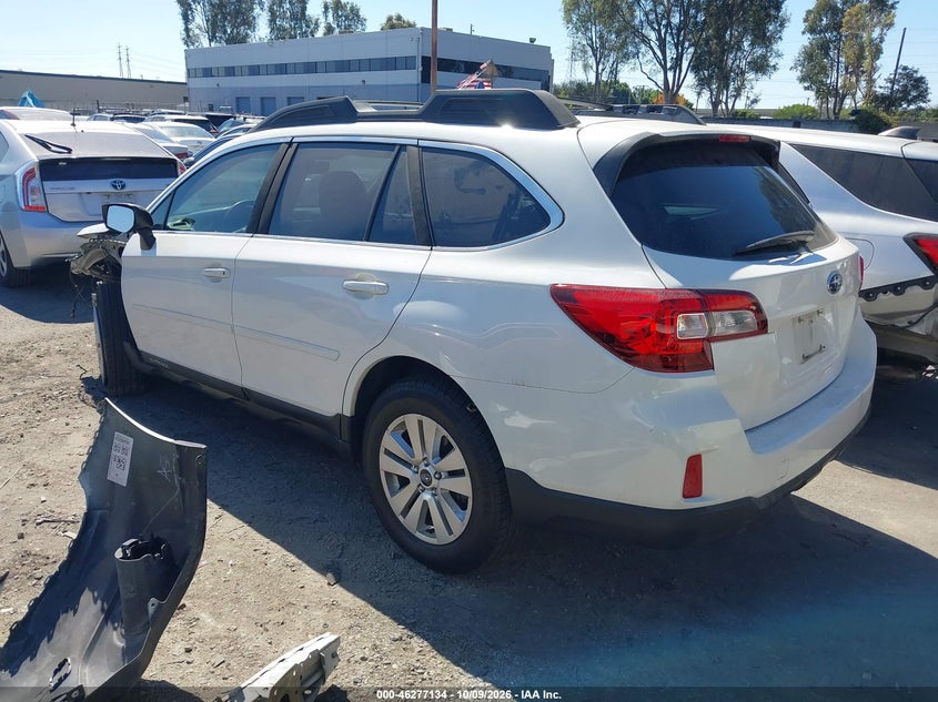 Vin: 4s4bsaac5h3400711, lot: 46777251, subaru outback 2.5i 20173