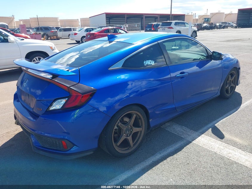 Vin: 2hgfc3a57jh756033, lot: 46777262, honda civic si 20184