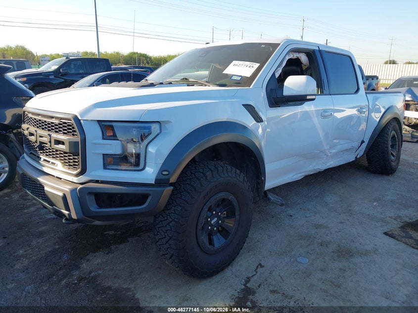 Vin: 1ftfw1rg5jfe38798, lot: 46777263, ford f-150 raptor 20182