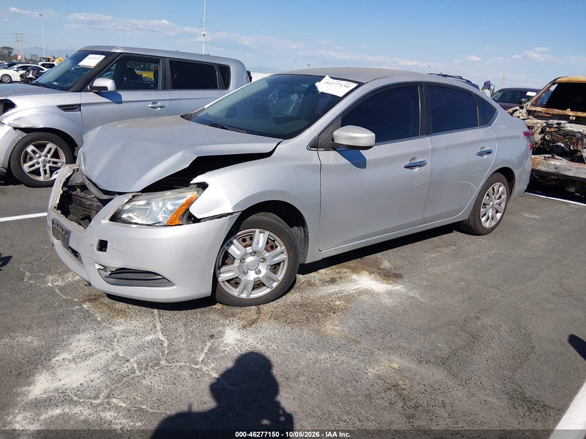 Vin: 1n4ab7ap7dn907197, lot: 46777267, nissan sentra sv 20132