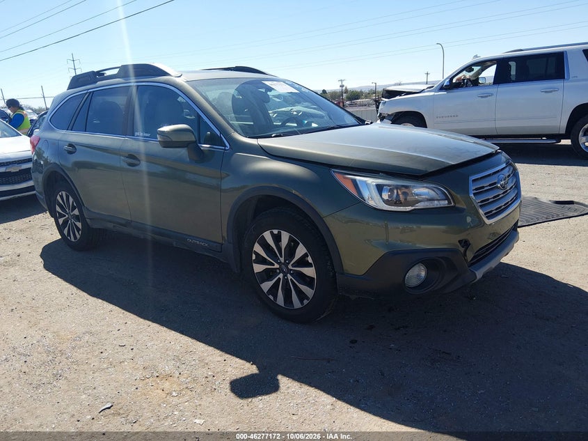 Vin: 4s4bsbncxf3269837, lot: 46777289, subaru outback 2.5i limited 2015 img_1