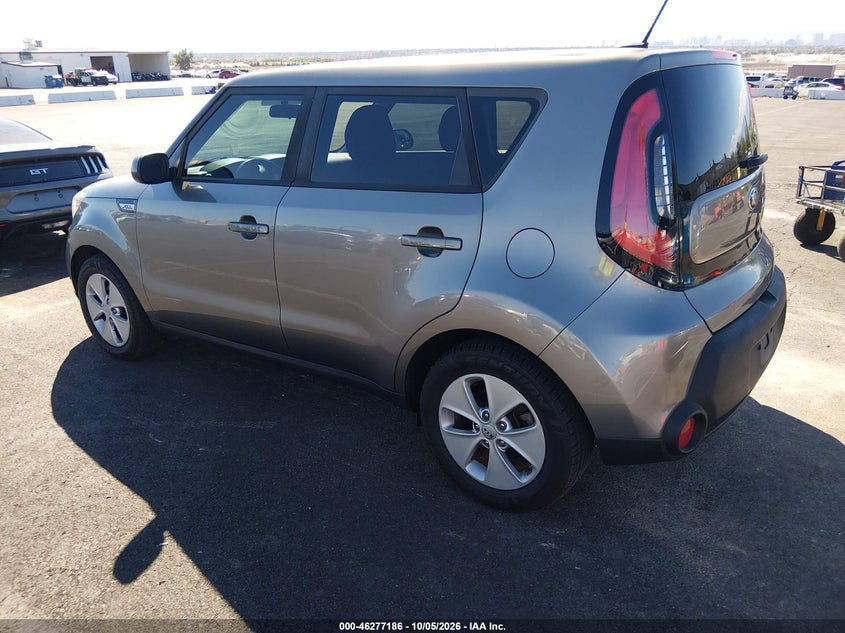 Vin: kndjn2a27g7389609, lot: 46777303, kia soul 20163