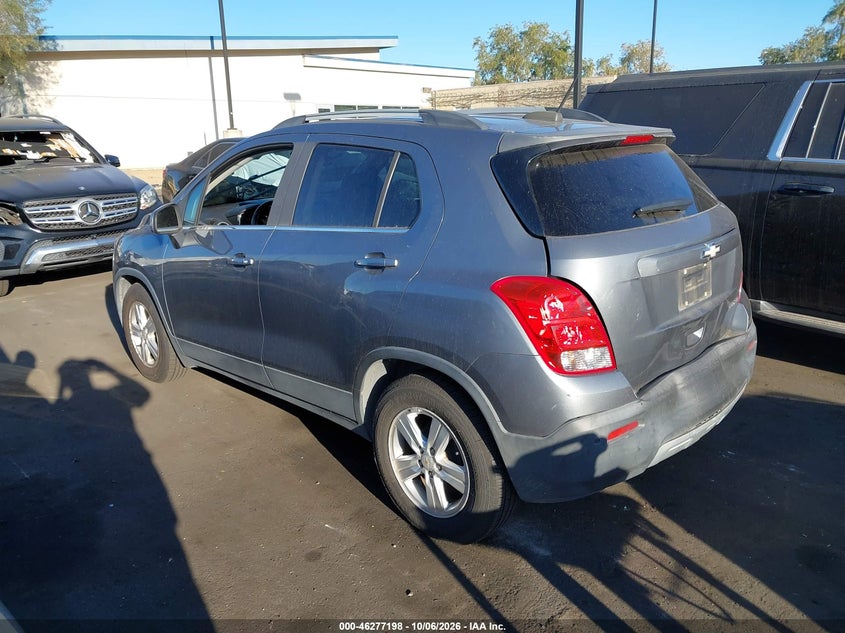 Vin: kl7cjlsb1fb067632, lot: 46777315, chevrolet trax lt 20153