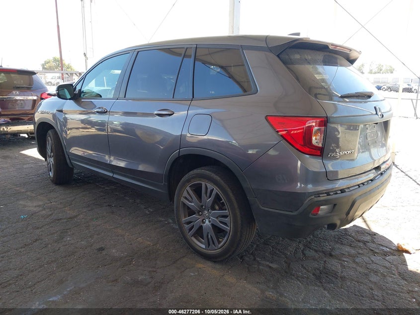 Vin: 5fnyf8h52mb040216, lot: 46777323, honda passport awd ex-l 20213