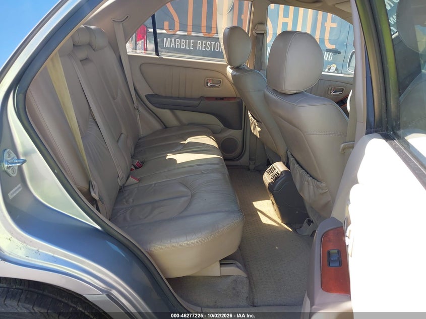 LEXUS RX 300 2003 VIN JTJGF10U030150861
