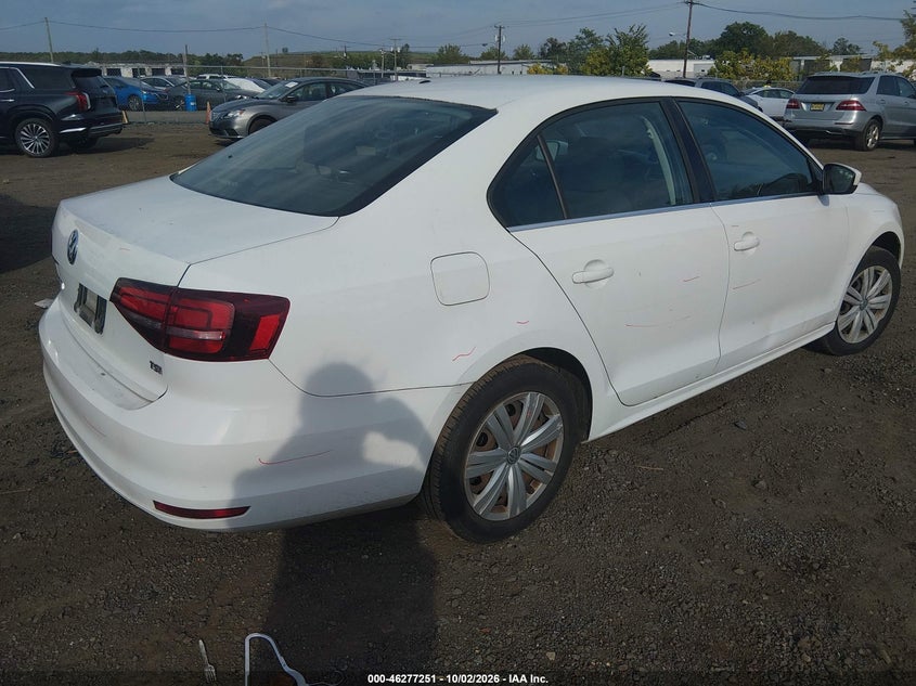 Vin: 3vw167aj4hm364821, lot: 46777368, volkswagen jetta 1.4t s 20174