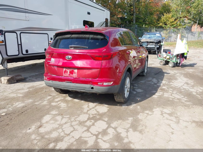 Vin: kndpmcac7j7446989, lot: 46777380, kia sportage lx 20184