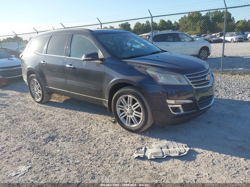 Vin: 1gnkrgkdxfj192786, lot: 46777382, chevrolet traverse 1lt 20151