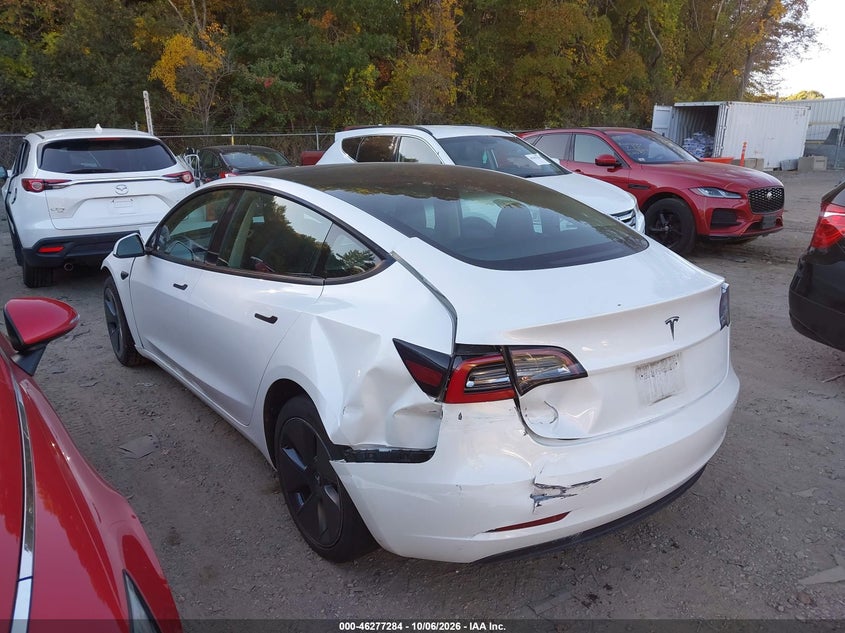Vin: 5yj3e1ea4pf385418, lot: 46777401, tesla model 3 rear-wheel drive 20233