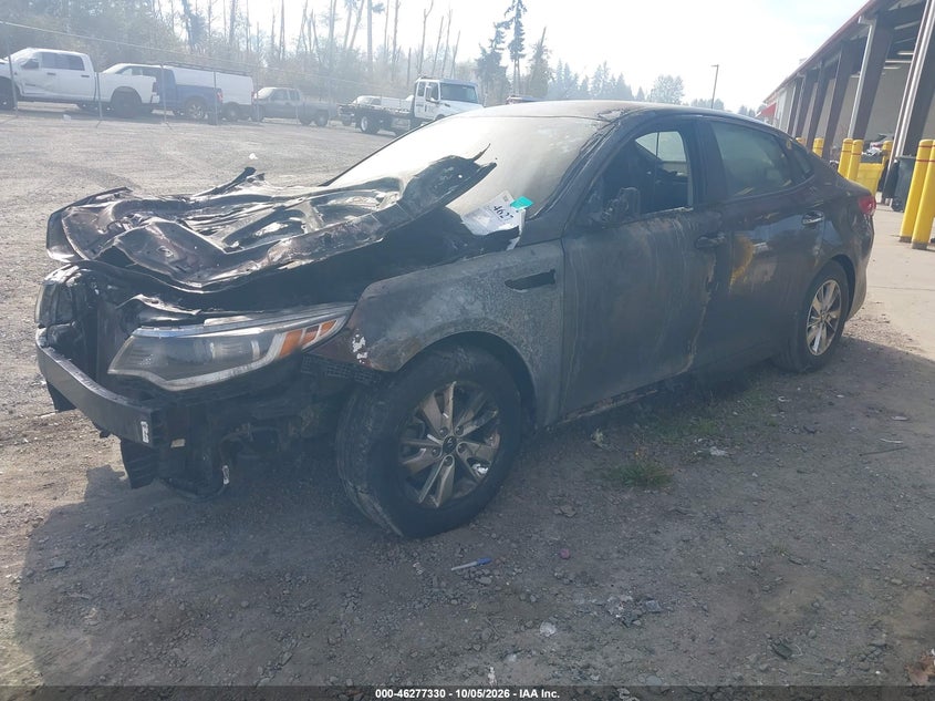 Vin: 5xxgt4l31jg239317, lot: 46777447, kia optima lx 20182