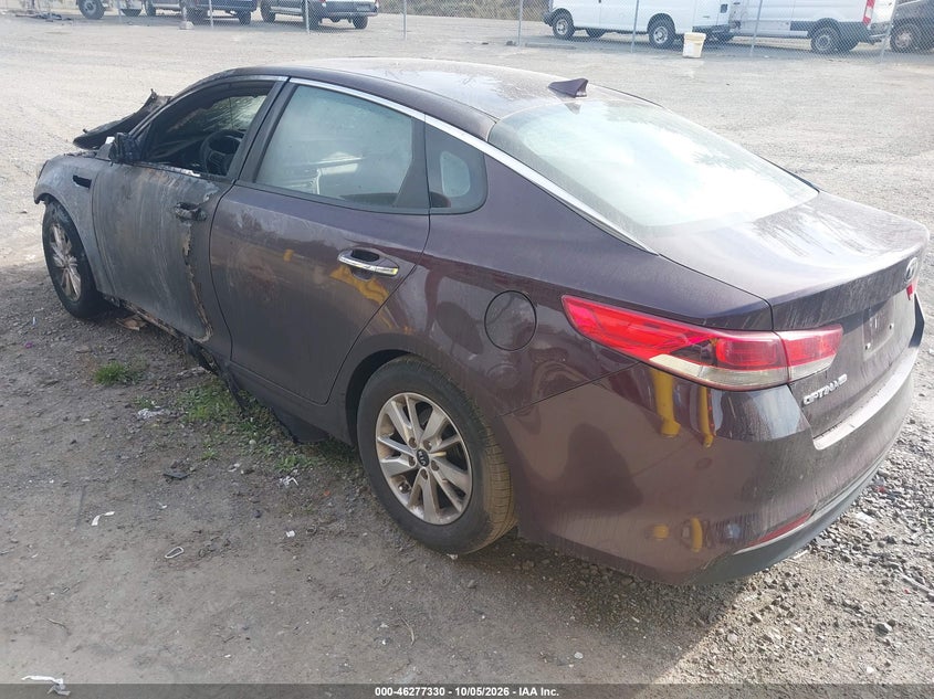 Vin: 5xxgt4l31jg239317, lot: 46777447, kia optima lx 20183