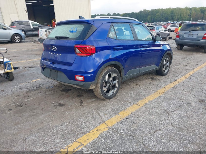 Vin: kmhrc8a37mu109572, lot: 46777450, hyundai venue sel 20214