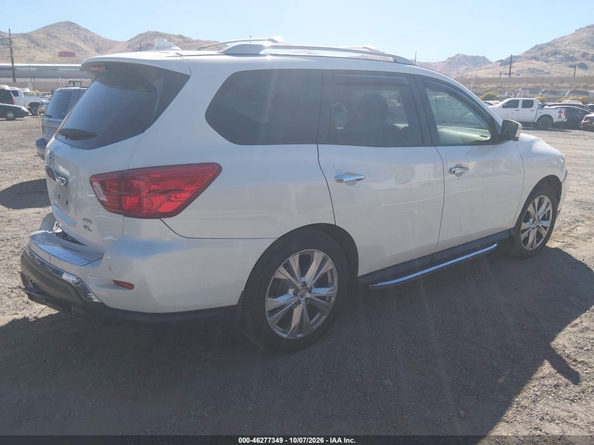 Vin: 5n1dr2mm5kc597711, lot: 46777466, nissan pathfinder sl 20194