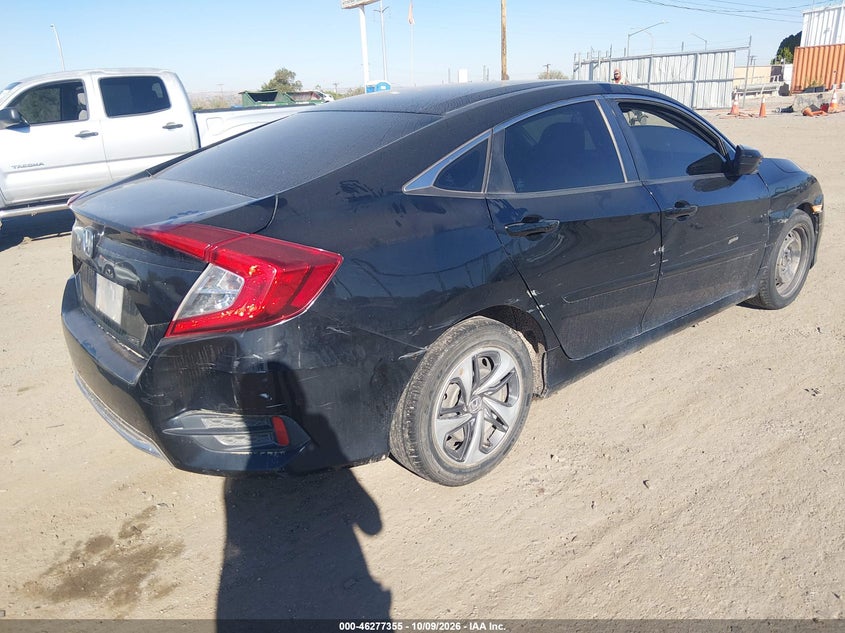 Vin: 19xfc2f6xke019528, lot: 46777472, honda civic lx 20194