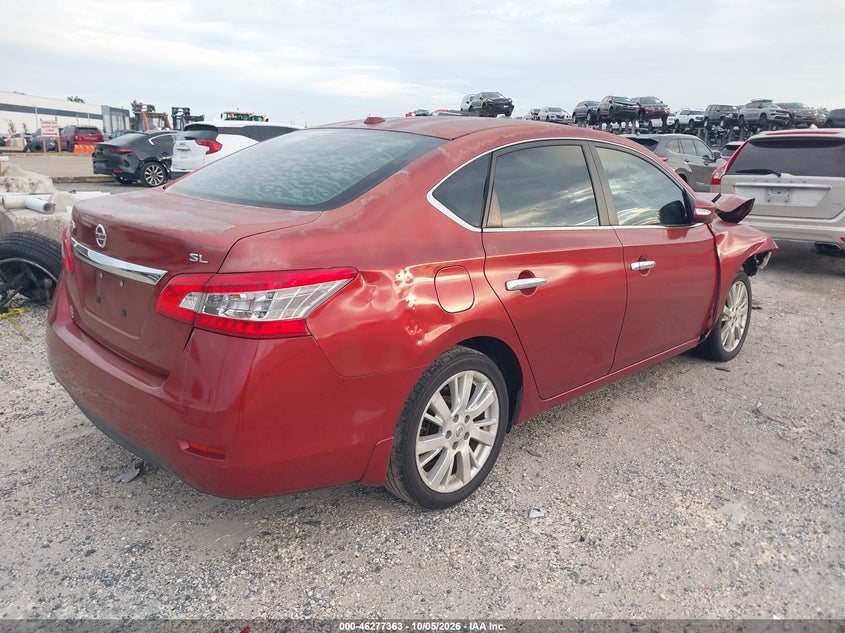 Vin: 3n1ab7ap6fy341424, lot: 46777480, nissan sentra sl 20154