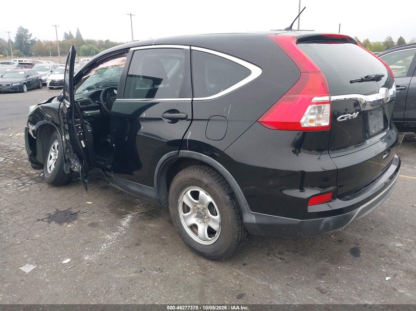 Vin: 3czrm3h39fg700142, lot: 46777487, honda cr-v lx 20153