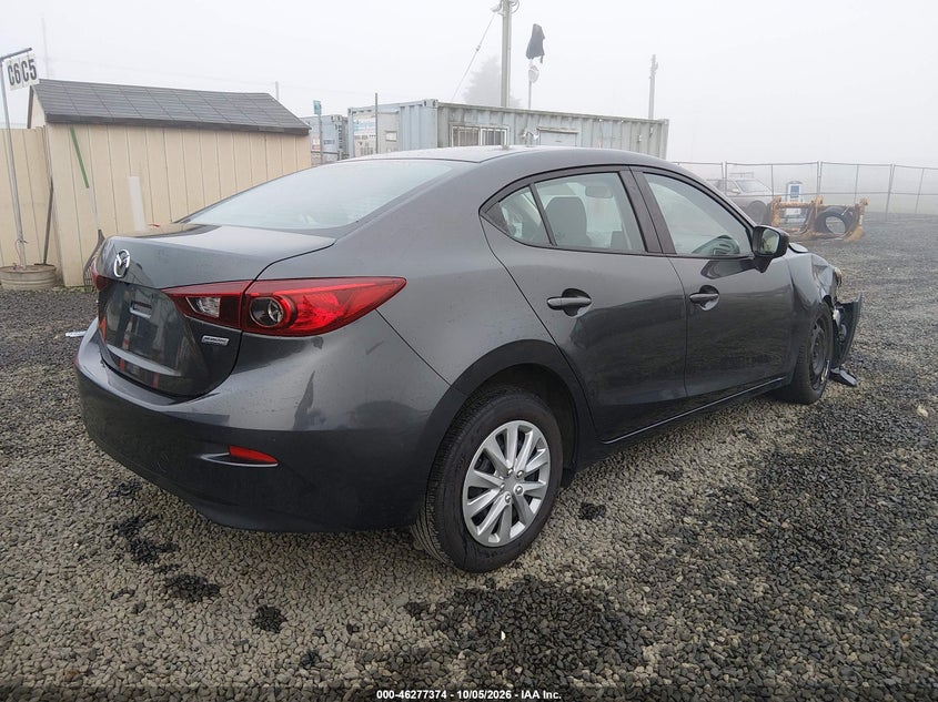 Vin: jm1bm1t74g1317554, lot: 46777491, mazda mazda3 i sport 20164