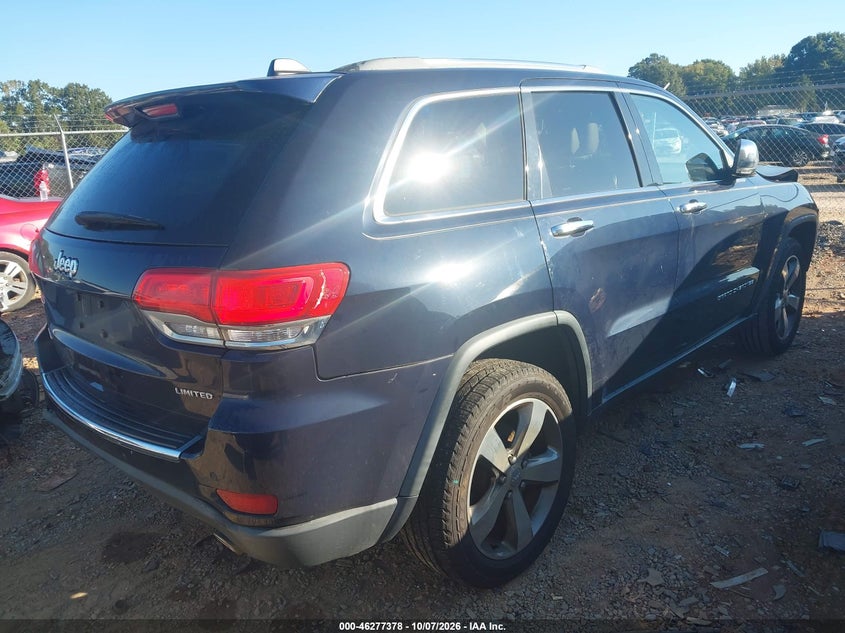 Vin: 1c4rjfbg6fc631666, lot: 46777495, jeep grand cherokee limited 20154