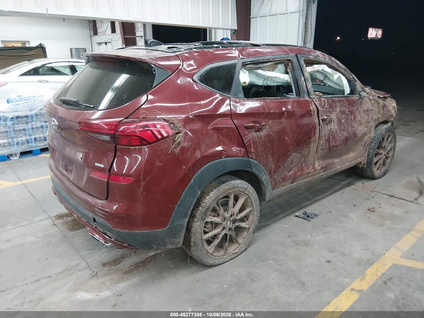 Vin: km8j3cal2ku945500, lot: 46777503, hyundai tucson night 20194