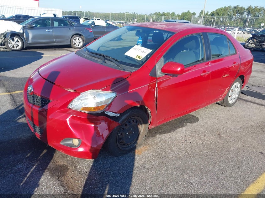 Vin: jtdbt4k34b1402910, lot: 46777573, toyota yaris 20112
