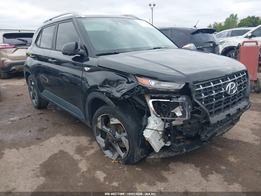 Vin: kmhrc8a37nu189201, lot: 46777586, hyundai venue sel 2022 img_1