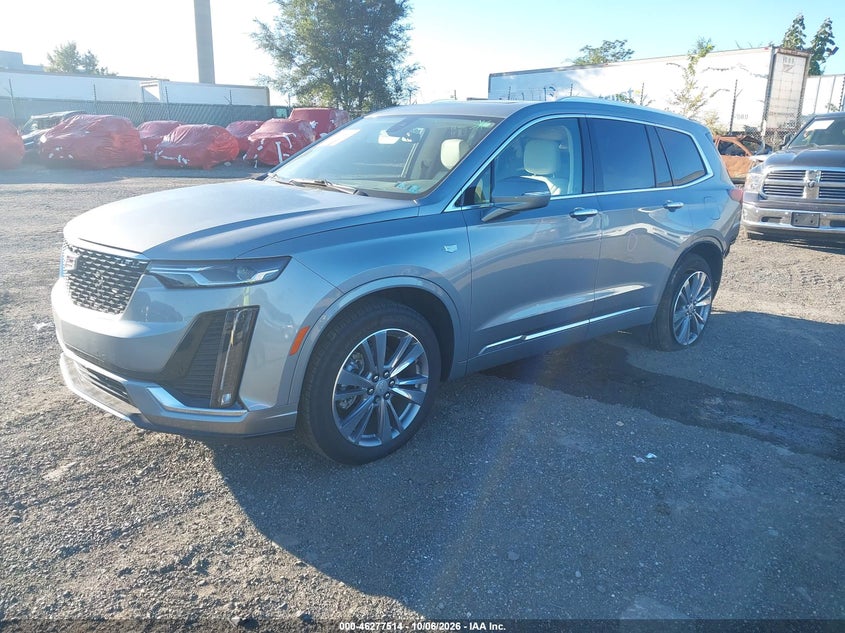 Vin: 1gykpdrs0sz139618, lot: 46777631, cadillac xt6 awd premium luxury 20252