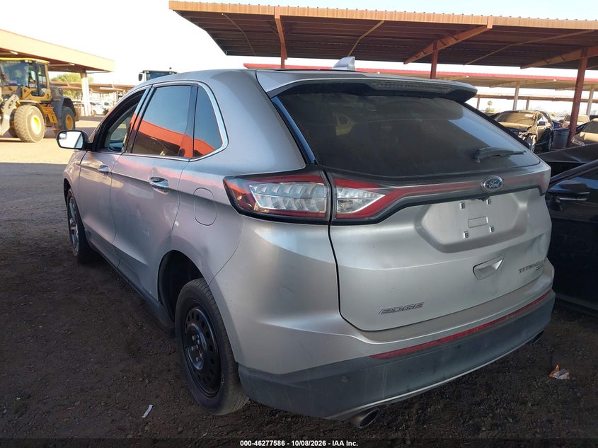 Vin: 2fmpk3k95jbb15470, lot: 46777732, ford edge titanium 20183