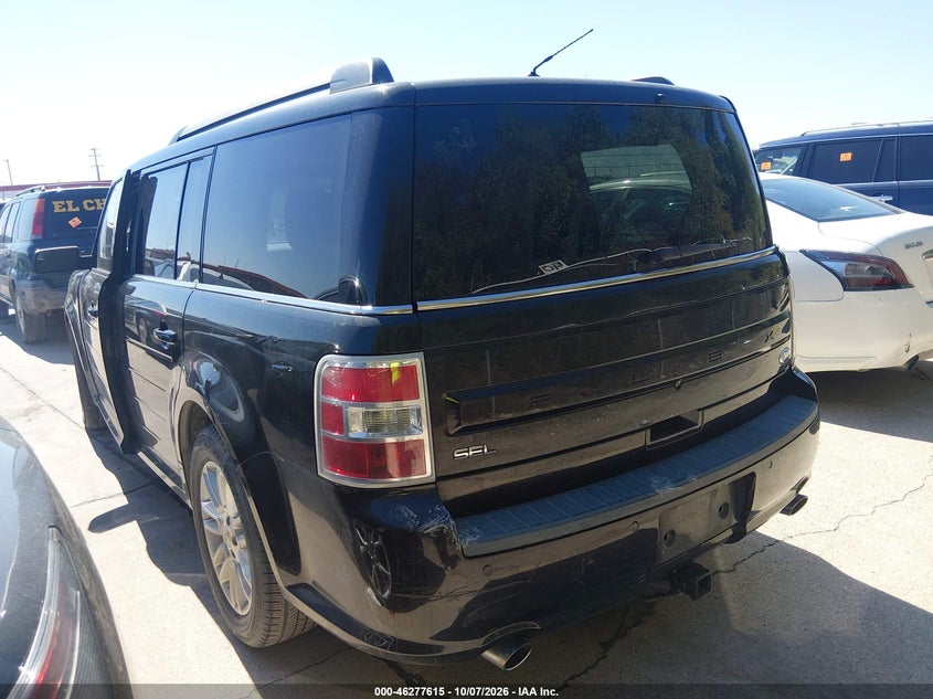 Vin: 2fmgk5c86dbd30409, lot: 46777761, ford flex sel 20133